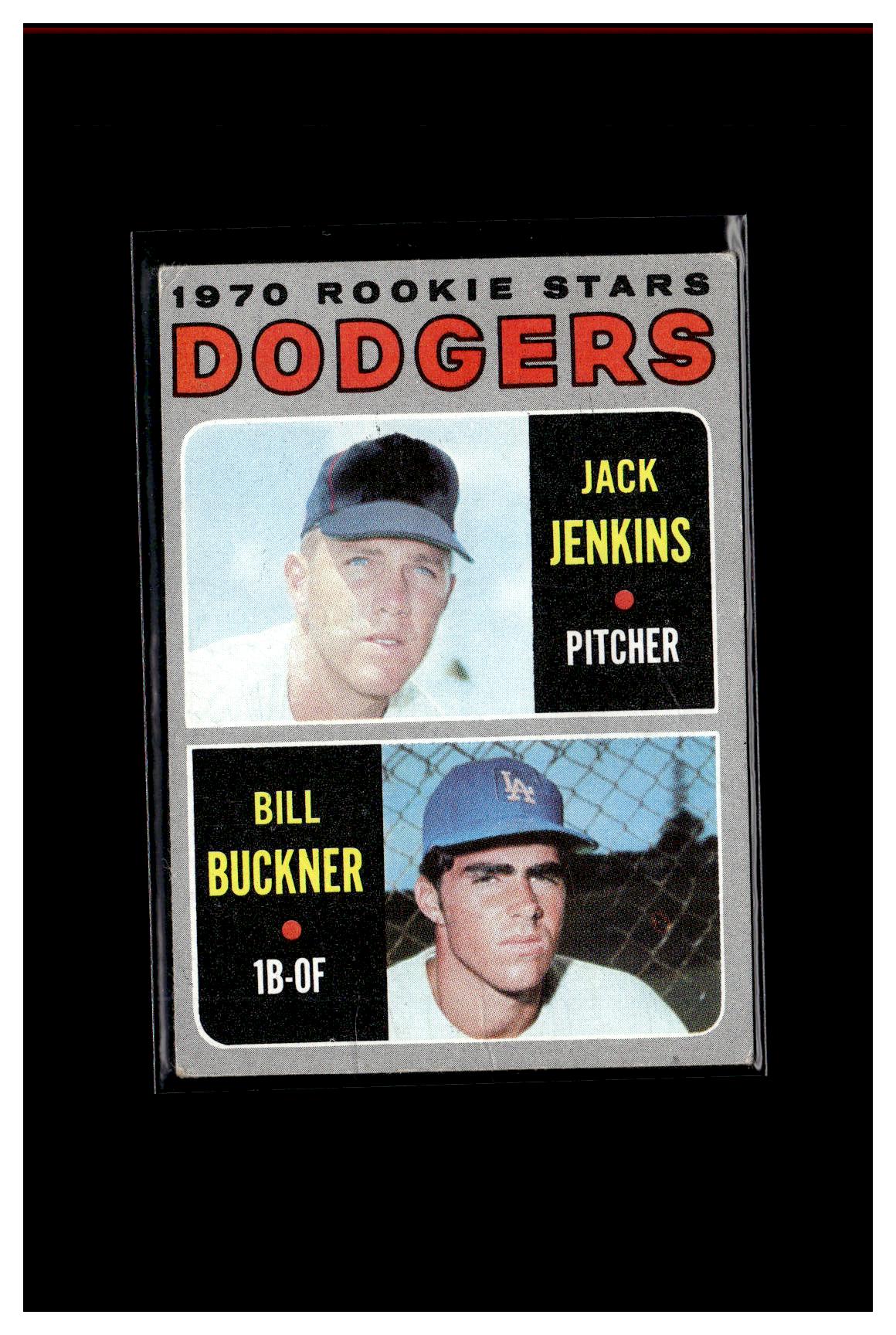 1970 Topps #286 Dodgers 1970 Rookie Stars (Jack Jenkins / Bill Buckner) 5