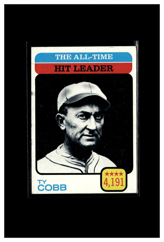 1973 Topps #471 The All-Time Hit Leader - Ty Cobb 1