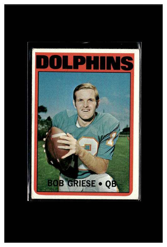 1972 Topps #80 Bob Griese 1