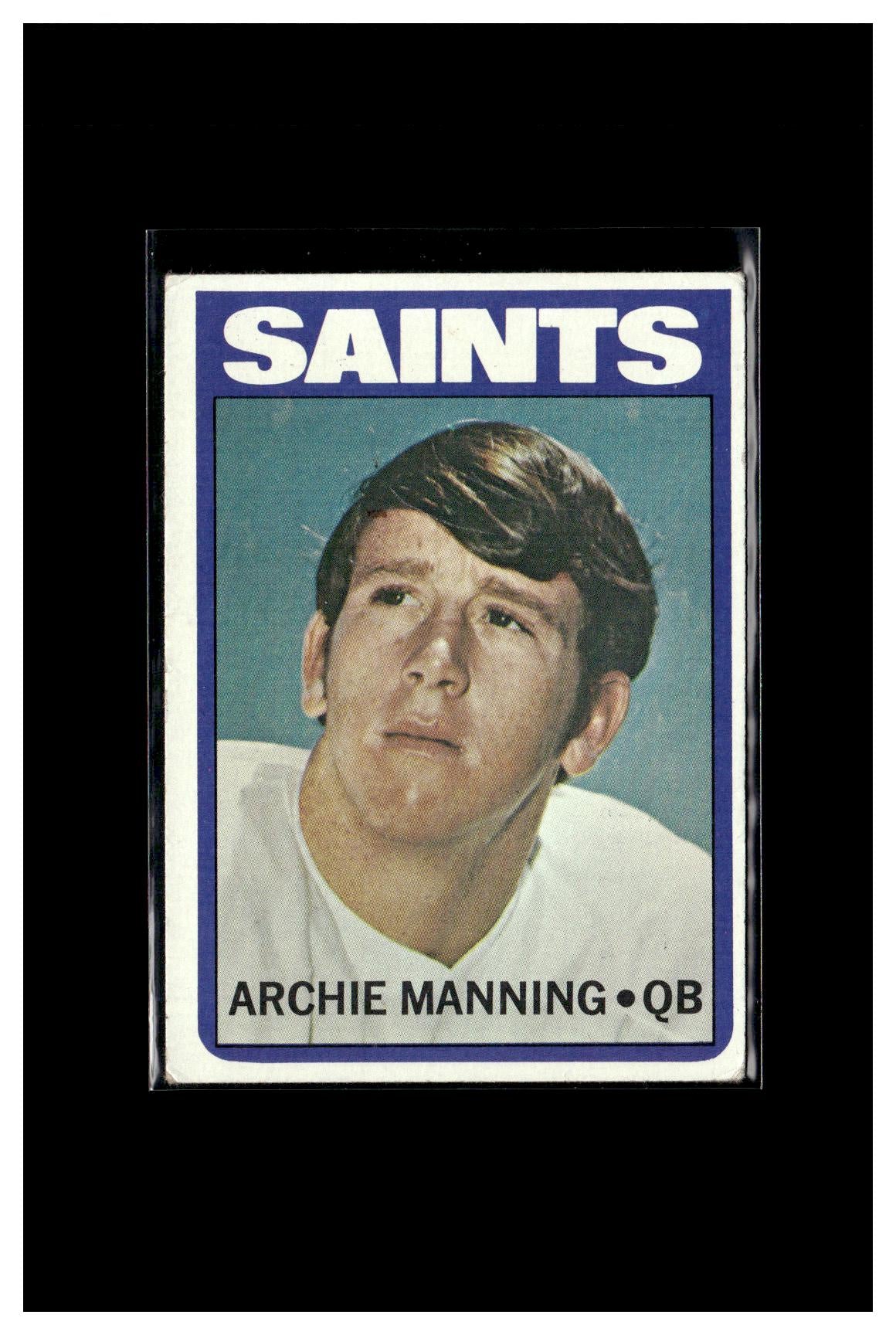 1972 Topps #55 Archie Manning 1