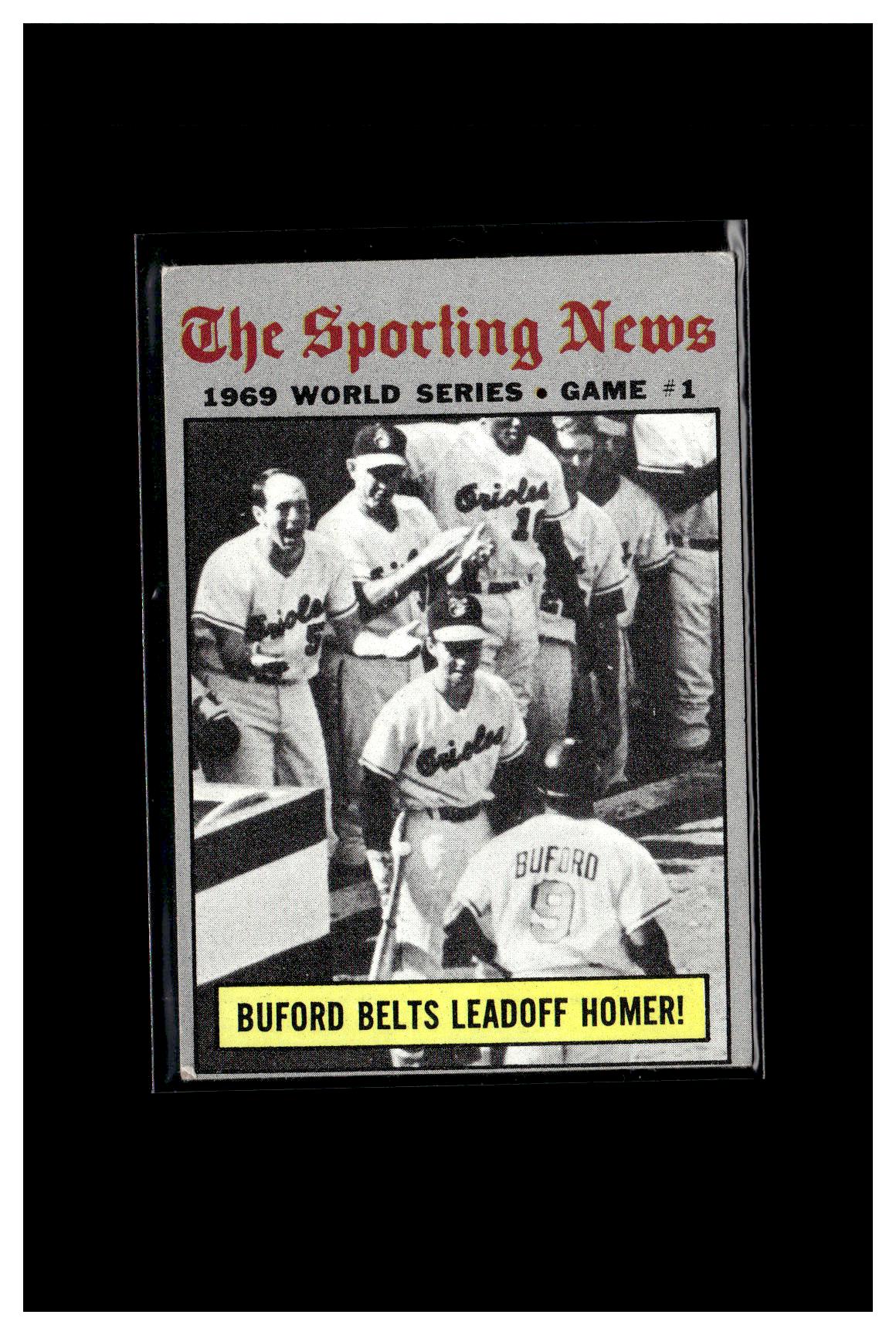 1970 Topps #305 World Series Game 1 - Buford Belts Leadoff Homer! 2