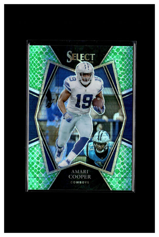 2021 Panini Select #111 Amari Cooper Dragon Scale Prizm #/89 CC