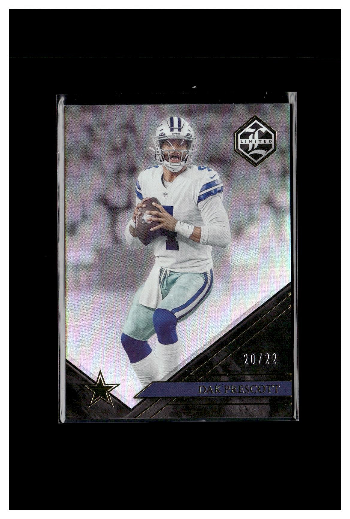 2022 Panini Limited #29 Dak Prescott Gold Spotlight #/22 CC