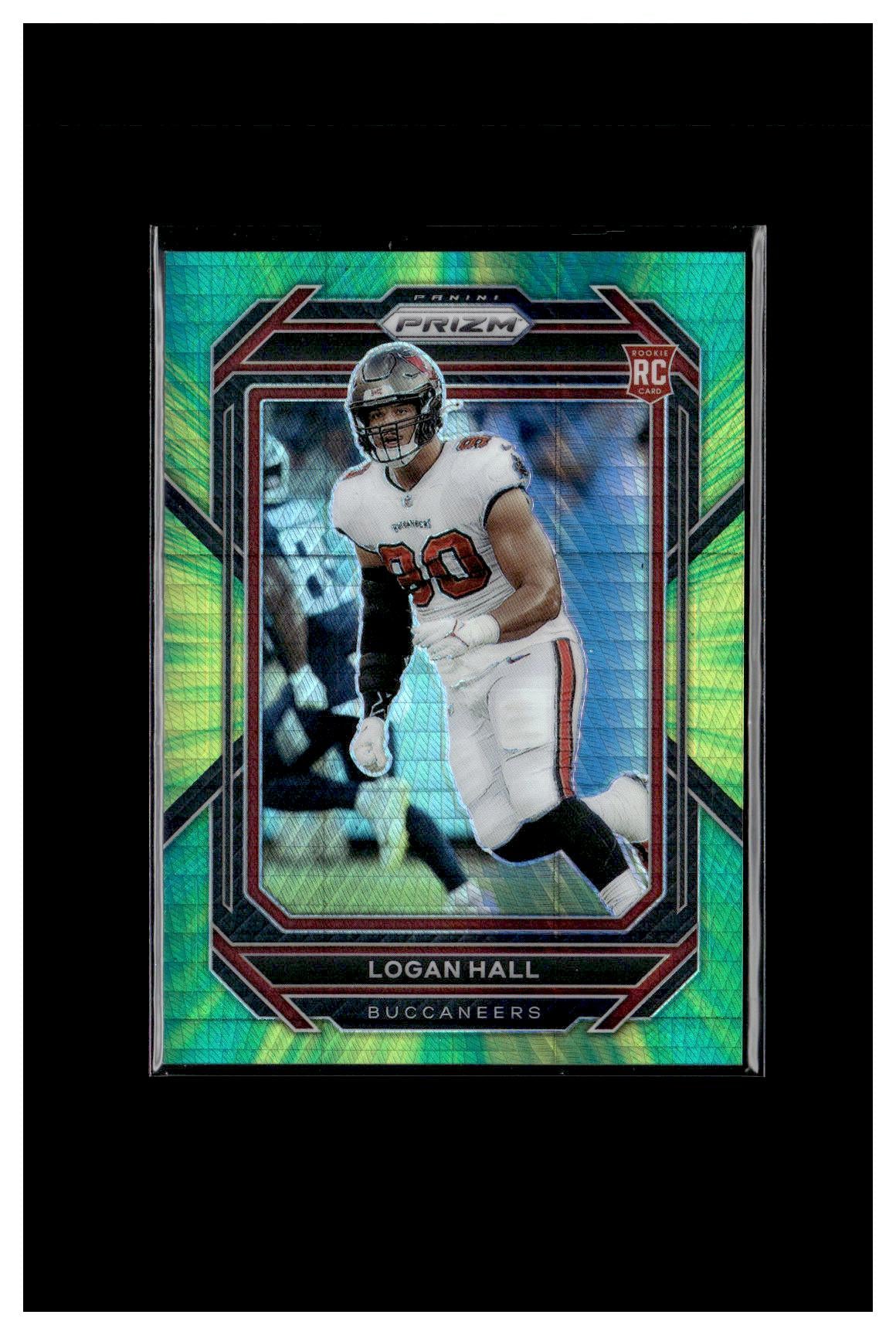 2022 Panini Prizm #381 Logan Hall Hyper #/175 CC