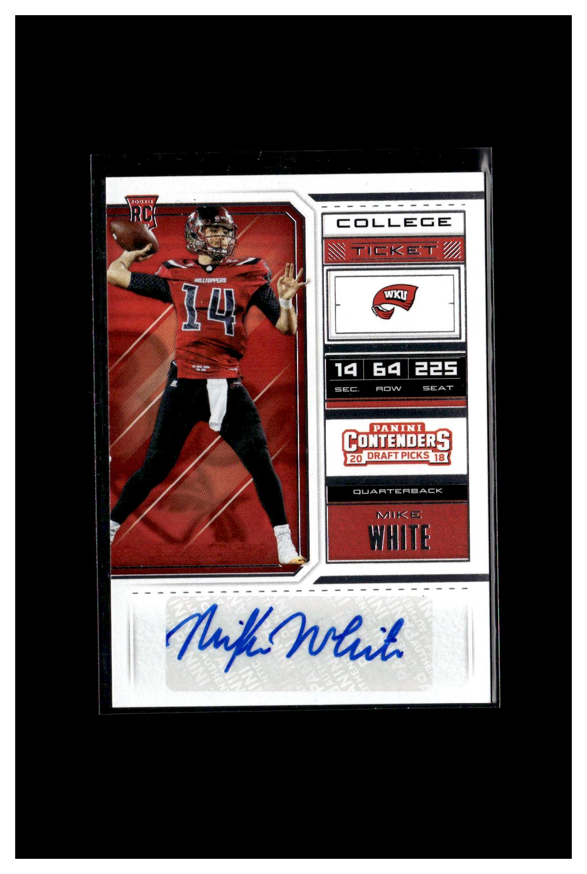 2018 Panini Contenders Draft Picks #280 Mike White