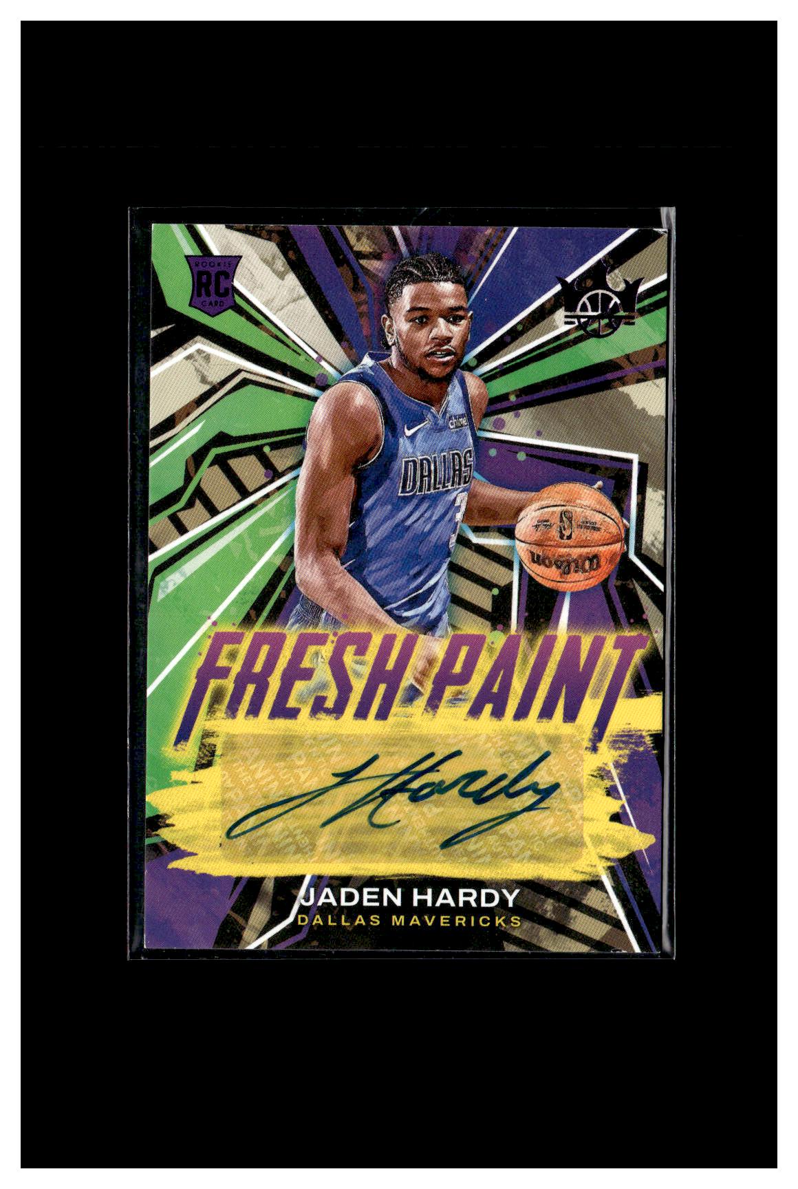 2022-23 Panini Court Kings #FP-JHD Jaden Hardy Fresh Paint Violet #/49